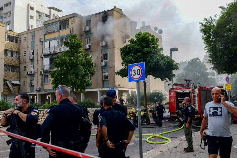 זירת הנפילה בתל אביב