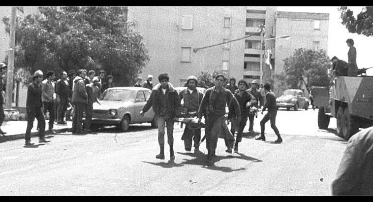 פינוי פצועים בפיגוע בקריית שמונה, מתוך הסרט ''הבית בקריית שמונה''