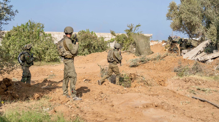 פעילות קרקעית של כוחות צה''ל ברצועת עזה (צילום: דובר צה''ל)