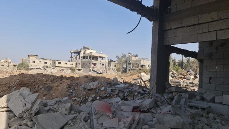 ההריסות בבית חנון שברצועת עזה