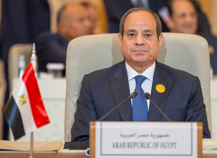 נשיא מצרים א-סיסי (צילום:  Saudi Press Agency/Handout via REUTERS)