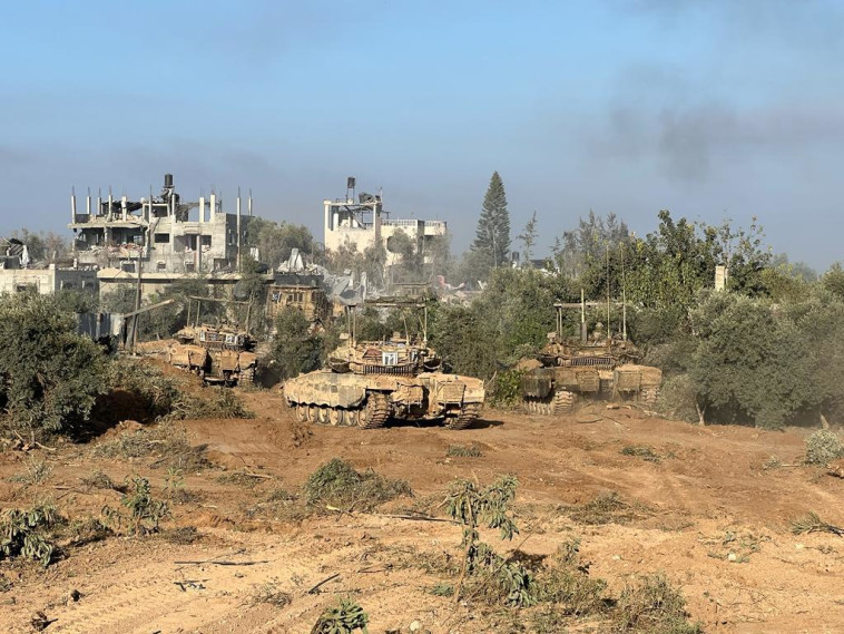 טנקים של חטיבת הראל במרחב בית חנון