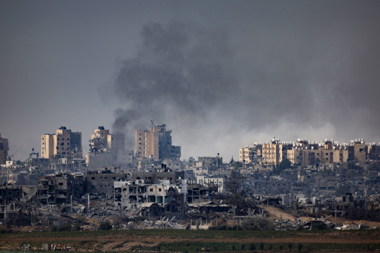 הרס ברצועת עזה לאחר תקיפות צה''ל (צילום: יונתן זינדל, פלאש 90)