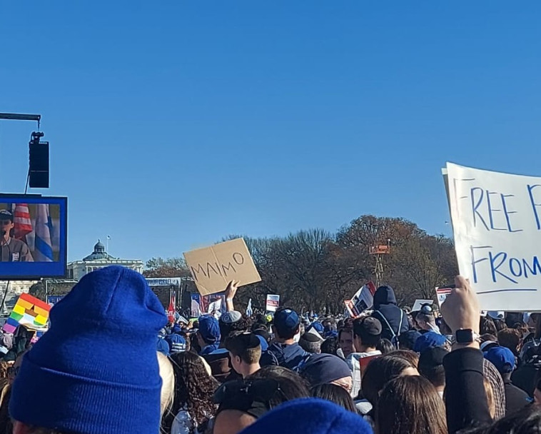 מפגן התמיכה בישראל בוושינגטון