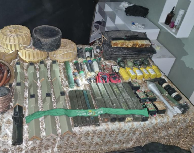 אמצעי לחימה שאותרו בעזה