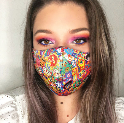 מתאפרים גם עם המסיכה. איפור: שרון גולדפרב לירין שחף