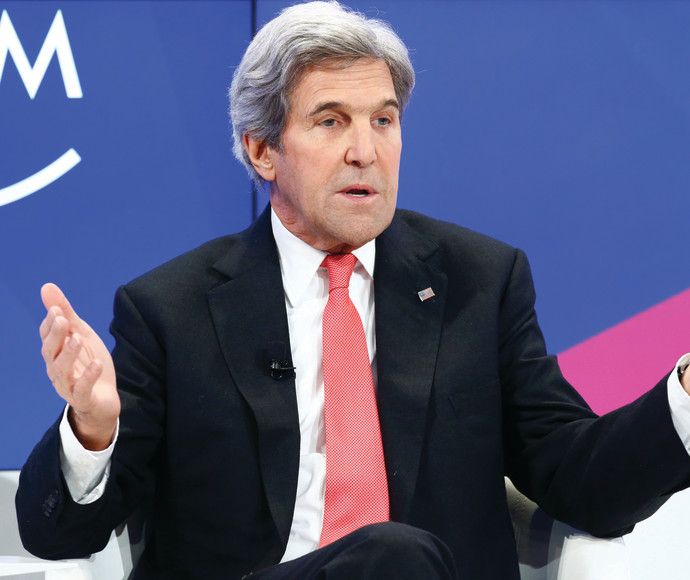 מראשי התומכים בפעולה צבאית. ג'ון קרי, צילום: רויטרס