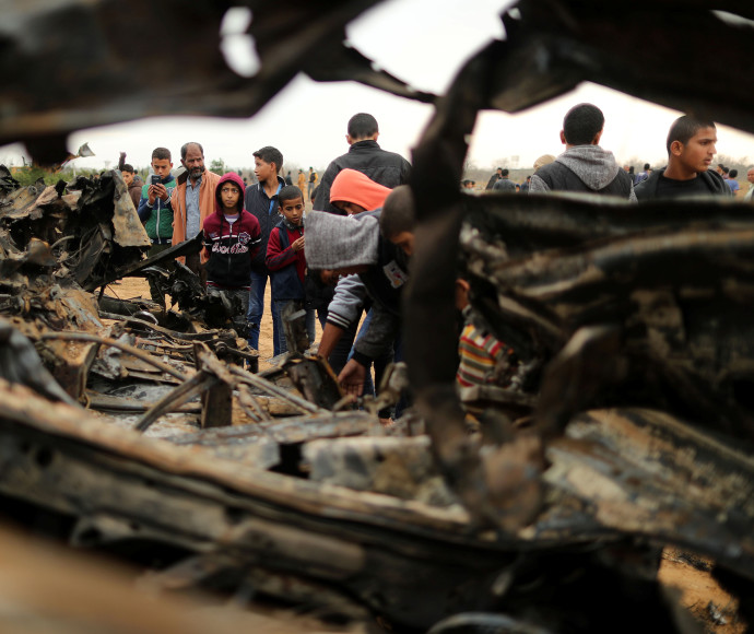 המסקנות היו צריכות לחלחל לפני שנים. הרכב ההרוס ברצועת עזה, צילום: רויטרס