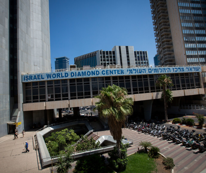 מתחם הבורסה ליהלומים, בו עבדה הדדי. צילום: מרים אלסטר, פלאש 90