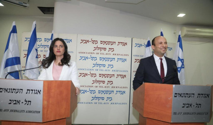 נפתלי בנט ואיילת שקד, צילום: אבשלום ששוני