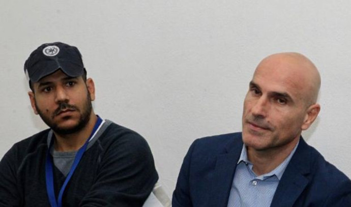 אפי נוה בדיון להארכת מעצרו. צילום&quot;: אבשלום ששוני