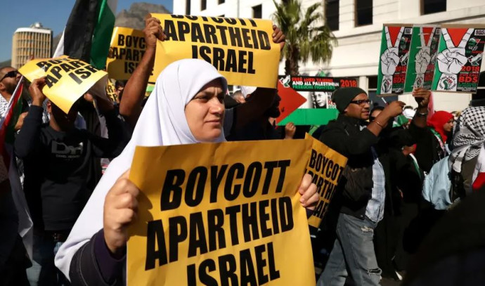 הפגנות אנטי ישראליות בדרום אפריקה. צילום: רויטרס