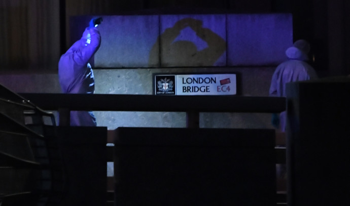 ירת פיגוע הדקירה בגשר לונדון