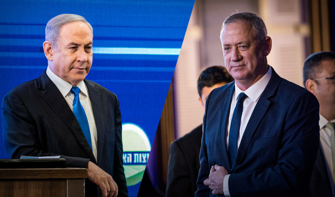 בנימין נתניהו, בני גנץ