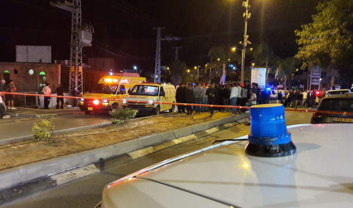 זירת האירוע. צילום: דוברות המשטרה