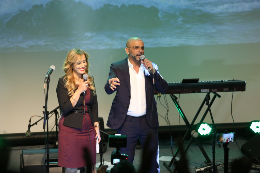 אייל גולן ונאוה בוקר (צילום: אלוני מור)