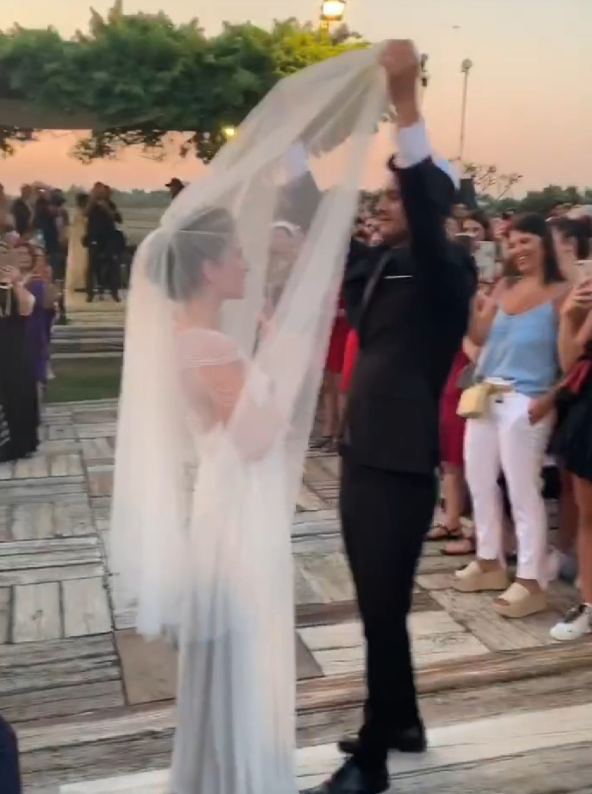 חמודים. עופר חיון וירדן בלום (צילום: מתוך הסטורי של הילה סעדה)