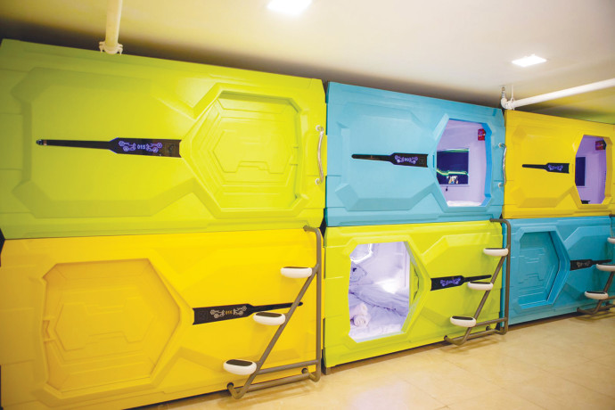 מלון הקפסולה CapsuleInn בירושלים. צילום: יח