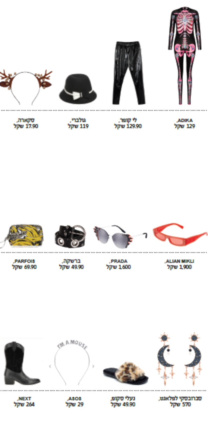 צילומים: אלון שפרנסקי, עדי אורני, עמירם בן ישי, ניר יפה, זיו שמש, טל טרי, קית גלסמן, צילום מסך אתר ASOS , צילום מסך אתר NEXT , יח