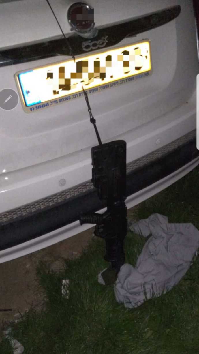 חשד לגניבת נשק מחיילים. צילום: דוברות המשטרה