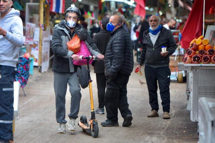 קורונה בישראל. צילום: אבשלום ששוני