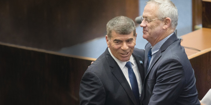 בני גנץ, גבי אשכנזי. צילום: הדס פרוש, פלאש 90