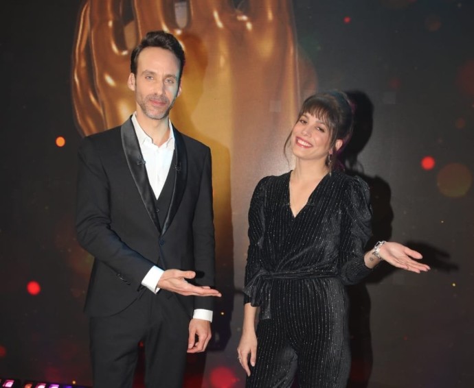 המנחים מאיה אלקולומברה וירון ברובינסקי. באדיבות כאן 11