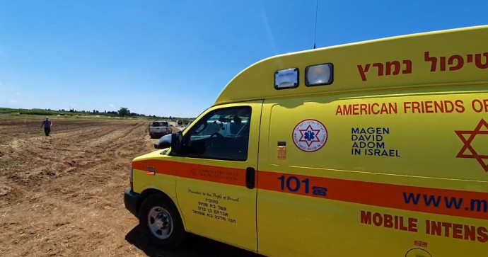 התרסקות מטוס קל בשרון. צילום: תיעוד מבצעי מד