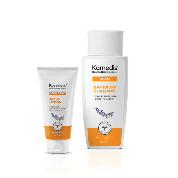 הערכה הטיפולית של קמדיס. צילום: kamedis sebo and scalp