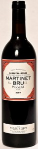 Martinet Bru, Mas Martinet 2012 - בקבוק
